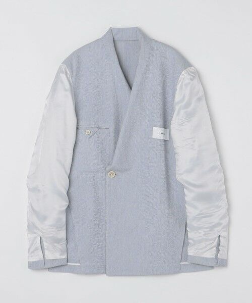 SHIPS / シップス テーラードジャケット | LARDINI: ROMA シアサッカー ダブルブレステッド ジャケット | 詳細2