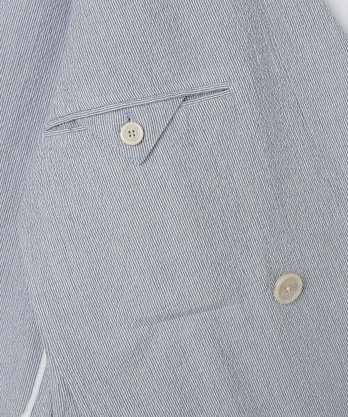 SHIPS / シップス テーラードジャケット | LARDINI: ROMA シアサッカー ダブルブレステッド ジャケット | 詳細8