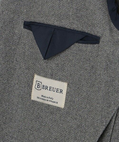 SHIPS / シップス テーラードジャケット | BREUER: リサイクル カシミヤ ジャケット | 詳細9