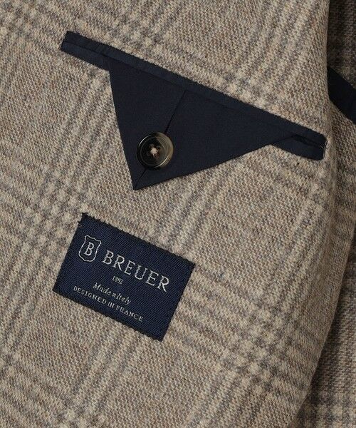 SHIPS / シップス テーラードジャケット | BREUER: ウール フランネル チェック ジャケット | 詳細7