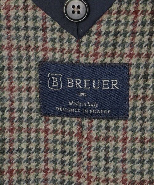 SHIPS / シップス テーラードジャケット | BREUER: ジーロング ハウンドトゥース ジャケット | 詳細10