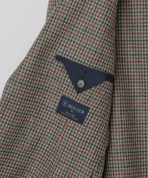 SHIPS / シップス テーラードジャケット | BREUER: ジーロング ハウンドトゥース ジャケット | 詳細7
