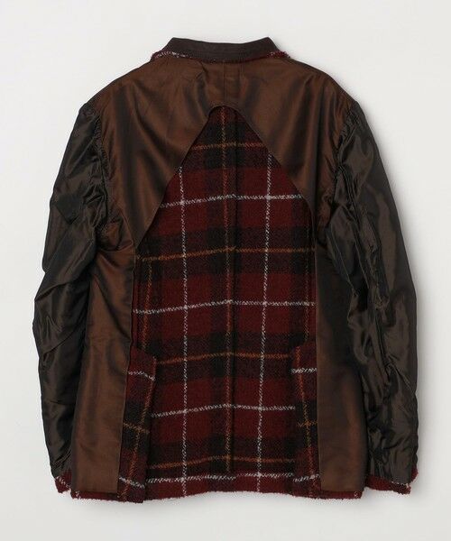 SHIPS / シップス テーラードジャケット | GIANFRANCO BOMMEZZADRI: ブークレ タータンチェック ジャケット | 詳細3