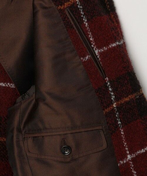 SHIPS / シップス テーラードジャケット | GIANFRANCO BOMMEZZADRI: ブークレ タータンチェック ジャケット | 詳細8