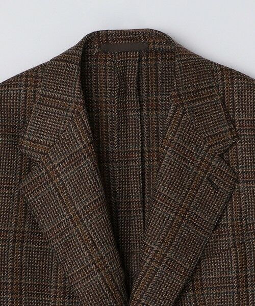 SHIPS / シップス テーラードジャケット | 【SHIPS別注】CARUSO: AIDA ワイドラペル ウール ツイード チェック ジャケット | 詳細13
