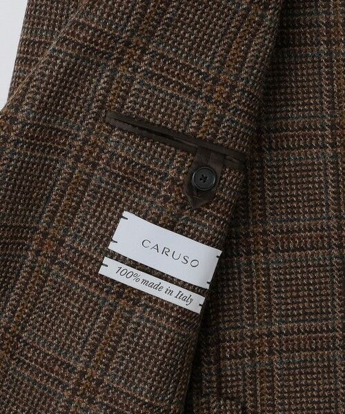 SHIPS / シップス テーラードジャケット | 【SHIPS別注】CARUSO: AIDA ワイドラペル ウール ツイード チェック ジャケット | 詳細15