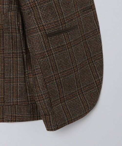 SHIPS / シップス テーラードジャケット | 【SHIPS別注】CARUSO: AIDA ワイドラペル ウール ツイード チェック ジャケット | 詳細17