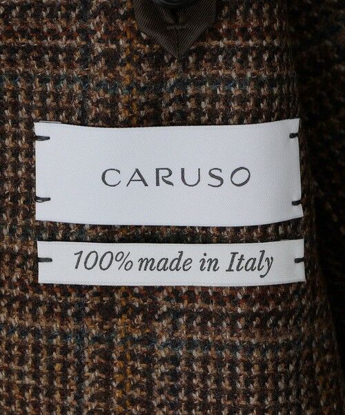 SHIPS / シップス テーラードジャケット | 【SHIPS別注】CARUSO: AIDA ワイドラペル ウール ツイード チェック ジャケット | 詳細19