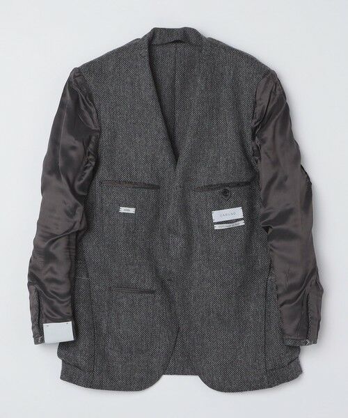 SHIPS / シップス テーラードジャケット | 【SHIPS別注】CARUSO: AIDA ワイドラペル ウール ヘリンボーン ツイード ジャケット | 詳細2