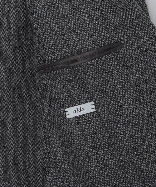 SHIPS / シップス テーラードジャケット | 【SHIPS別注】CARUSO: AIDA ワイドラペル ウール ヘリンボーン ツイード ジャケット | 詳細7