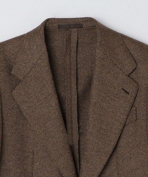 SHIPS / シップス テーラードジャケット | 【SHIPS別注】CARUSO: AIDA ワイドラペル ウール シルク バスケット ジャケット | 詳細12