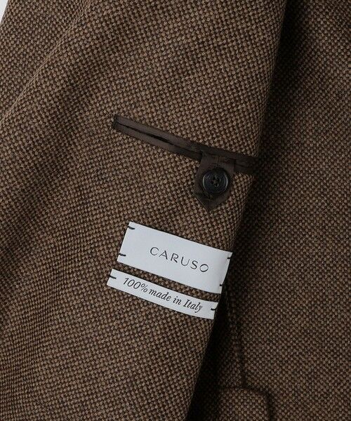 SHIPS / シップス テーラードジャケット | 【SHIPS別注】CARUSO: AIDA ワイドラペル ウール シルク バスケット ジャケット | 詳細14