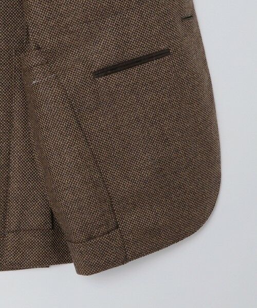 SHIPS / シップス テーラードジャケット | 【SHIPS別注】CARUSO: AIDA ワイドラペル ウール シルク バスケット ジャケット | 詳細16