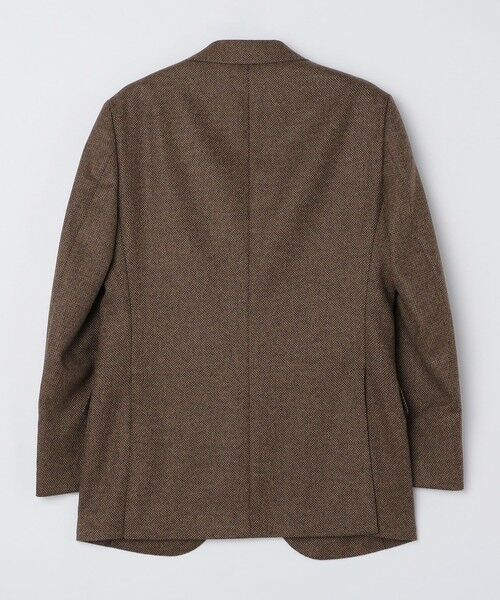 SHIPS / シップス テーラードジャケット | 【SHIPS別注】CARUSO: AIDA ワイドラペル ウール シルク バスケット ジャケット | 詳細9