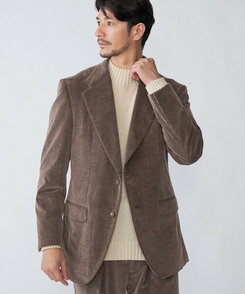 SHIPS / シップス テーラードジャケット | 【SHIPS別注】CARUSO: AIDA ワイドラペル コーデュロイ ジャケット | 詳細1