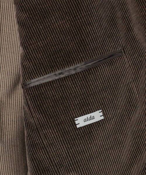 SHIPS / シップス テーラードジャケット | 【SHIPS別注】CARUSO: AIDA ワイドラペル コーデュロイ ジャケット | 詳細18