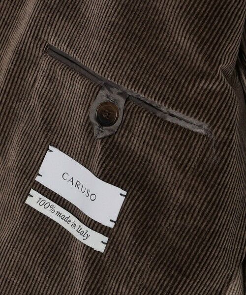 SHIPS / シップス テーラードジャケット | 【SHIPS別注】CARUSO: AIDA ワイドラペル コーデュロイ ジャケット | 詳細19