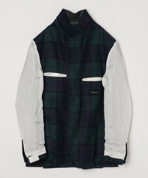 SHIPS / シップス テーラードジャケット | 【 SHIPS別注】Errico Formicola: ウール ブラックウォッチ ジャケット | 詳細14