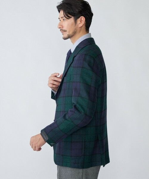 SHIPS / シップス テーラードジャケット | 【 SHIPS別注】Errico Formicola: ウール ブラックウォッチ ジャケット | 詳細2