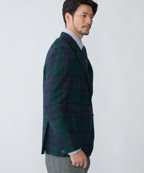 SHIPS / シップス テーラードジャケット | 【 SHIPS別注】Errico Formicola: ウール ブラックウォッチ ジャケット | 詳細4