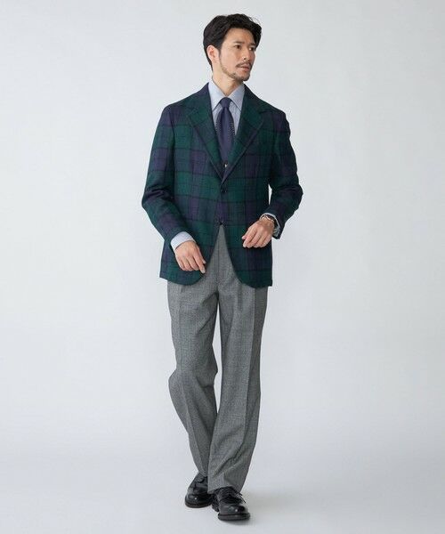 SHIPS / シップス テーラードジャケット | 【 SHIPS別注】Errico Formicola: ウール ブラックウォッチ ジャケット | 詳細6