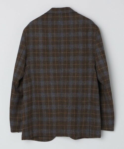 SHIPS / シップス テーラードジャケット | 【 SHIPS別注】Errico Formicola:ウール ブラウン×ブルー チェック ジャケット | 詳細1