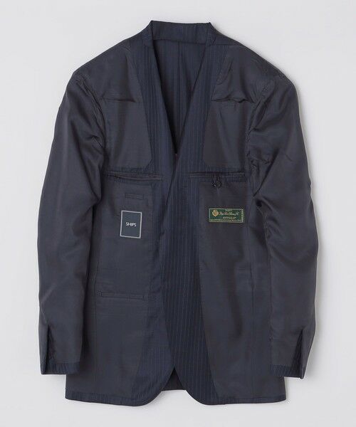 SHIPS / シップス セットアップ | SHIPS: LORO PIANA FABRIC オーストラリス ピンストライプ ネイビー スーツ | 詳細15