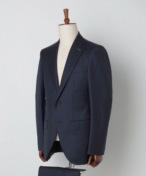 SHIPS / シップス セットアップ | SHIPS: LORO PIANA FABRIC オーストラリス ピンストライプ ネイビー スーツ | 詳細3