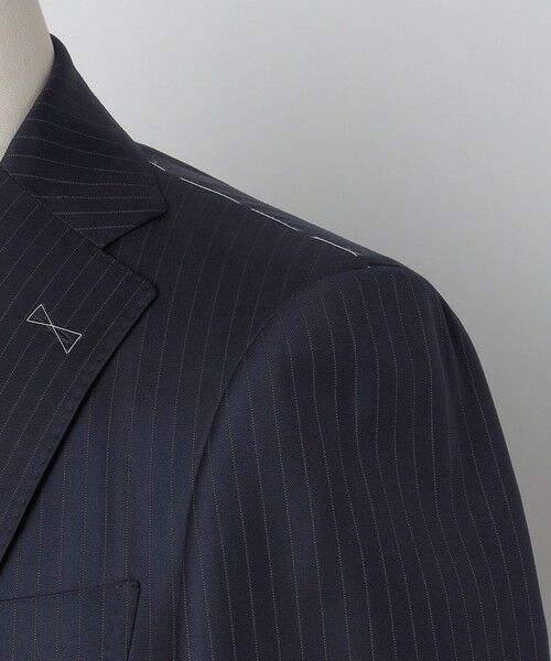 SHIPS / シップス セットアップ | SHIPS: LORO PIANA FABRIC オーストラリス ピンストライプ ネイビー スーツ | 詳細5