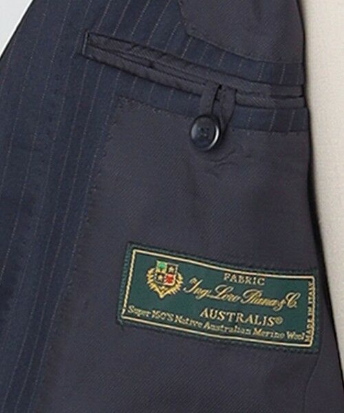 SHIPS / シップス セットアップ | SHIPS: LORO PIANA FABRIC オーストラリス ピンストライプ ネイビー スーツ | 詳細8