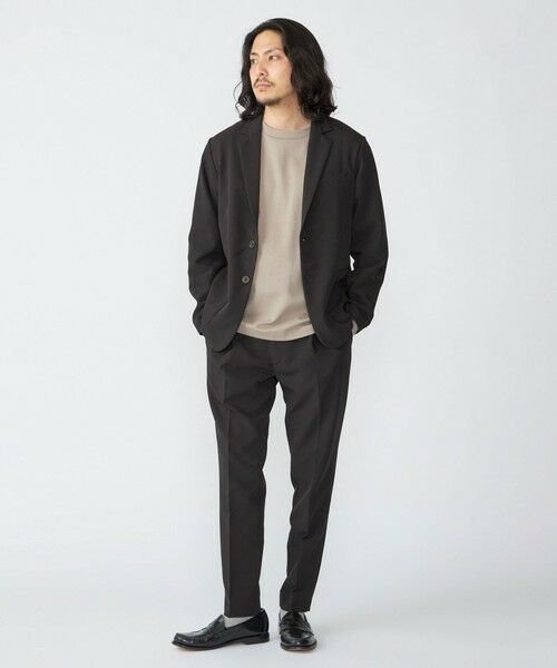 SHIPS / シップス セットアップ | SHIPS:〈手洗い可能〉ダブルクロス セットアップ (ジャケット＋イージーパンツ) | 詳細1