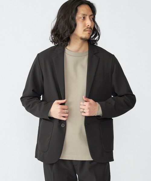 SHIPS / シップス セットアップ | SHIPS:〈手洗い可能〉ダブルクロス セットアップ (ジャケット＋イージーパンツ) | 詳細3