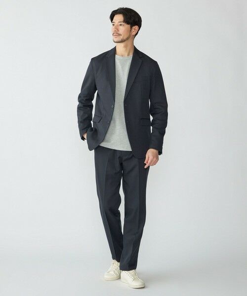 SHIPS / シップス セットアップ | SHIPS:〈手洗い可能〉ホップサック テック セットアップ (ジャケット+パンツ)(ネイビー)