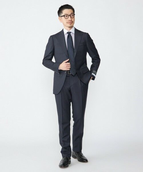 SHIPS / シップス セットアップ | SHIPS: LUXURY DORMEUIL AMADEUS ピンストライプ スーツ | 詳細10