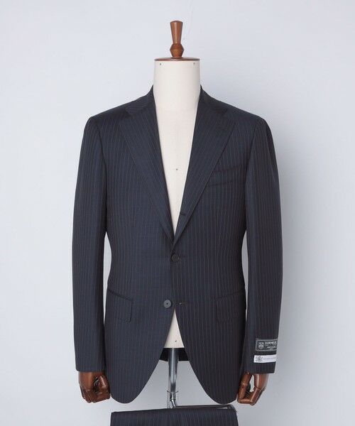 SHIPS / シップス セットアップ | SHIPS: LUXURY DORMEUIL AMADEUS ピンストライプ スーツ | 詳細15