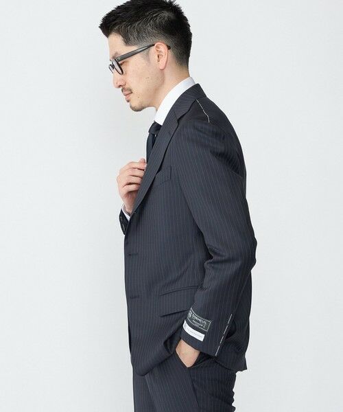 SHIPS / シップス セットアップ | SHIPS: LUXURY DORMEUIL AMADEUS ピンストライプ スーツ | 詳細3