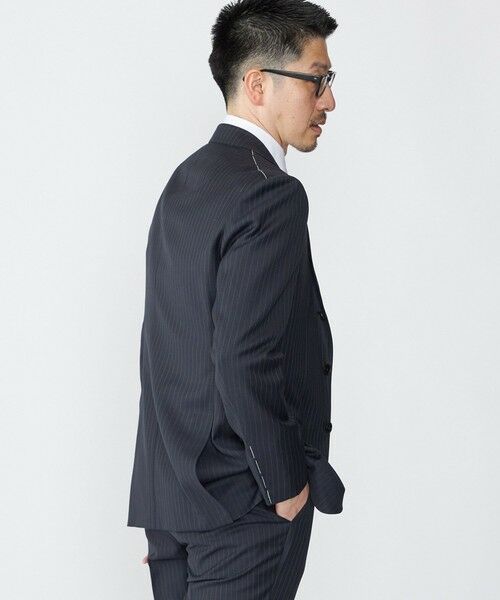 SHIPS / シップス セットアップ | SHIPS: LUXURY DORMEUIL AMADEUS ピンストライプ スーツ | 詳細5