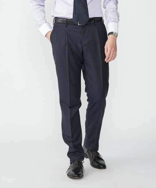 SHIPS / シップス セットアップ | SHIPS: LUXURY DORMEUIL AMADEUS ピンストライプ スーツ | 詳細6