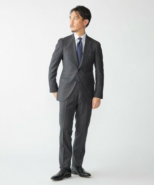 SHIPS / シップス セットアップ | SHIPS: LORO PIANA FABRIC オーストラリス 無地 S3B スーツ(ダークグレー)