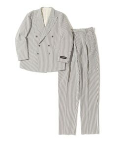 SHIPS / シップス セットアップ | Southwick: KAZUKI NAGAYAMA シアサッカー ダブルブレスト スーツ