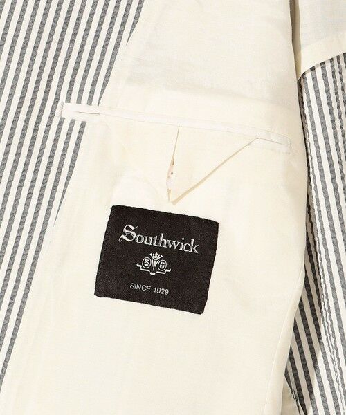 SHIPS / シップス セットアップ | Southwick: KAZUKI NAGAYAMA シアサッカー ダブルブレスト スーツ | 詳細11
