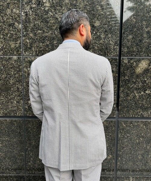 SHIPS / シップス セットアップ | Southwick: KAZUKI NAGAYAMA シアサッカー ダブルブレスト スーツ | 詳細4