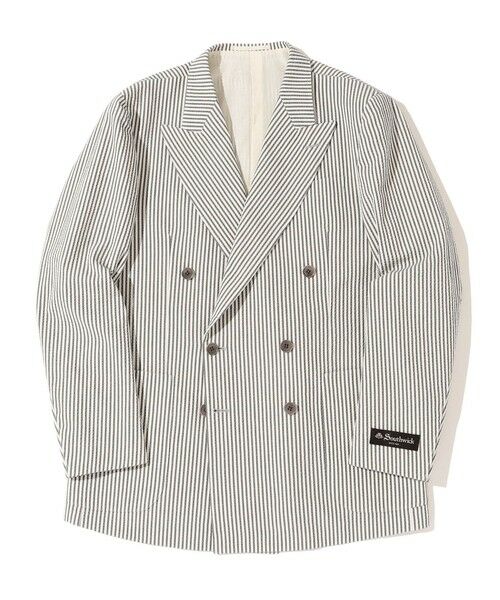 SHIPS / シップス セットアップ | Southwick: KAZUKI NAGAYAMA シアサッカー ダブルブレスト スーツ | 詳細5