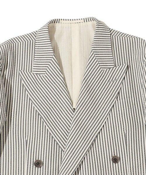 SHIPS / シップス セットアップ | Southwick: KAZUKI NAGAYAMA シアサッカー ダブルブレスト スーツ | 詳細7