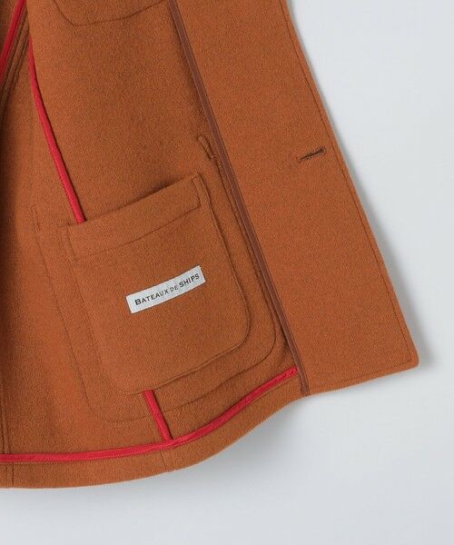 SHIPS / シップス セットアップ | BATEAUX DE SHIPS: ボイルドウール スタンド ジャケット | 詳細8