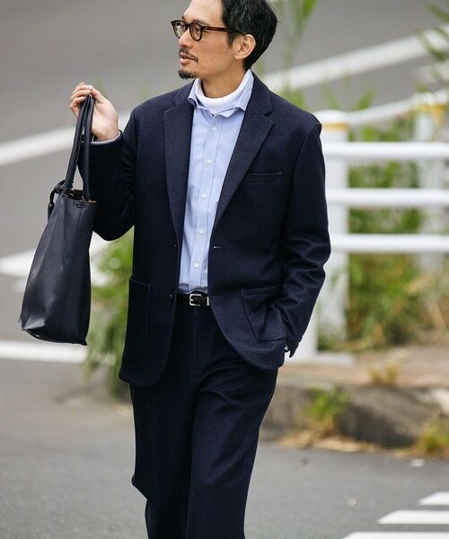 SHIPS / シップス セットアップ | SHIPS: 〈セットアップ対応〉ダウンファブリック 2ボタン ジャケット | 詳細16