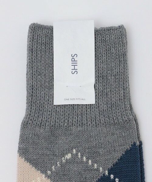 SHIPS / シップス ソックス | SHIPS: アーガイル クルー ソックス | 詳細1