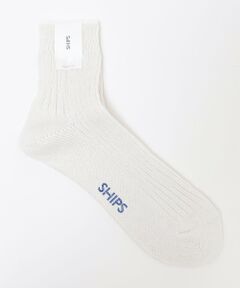 SHIPS / シップス ソックス | SHIPS: ローゲージ リネン クオーター ソックス