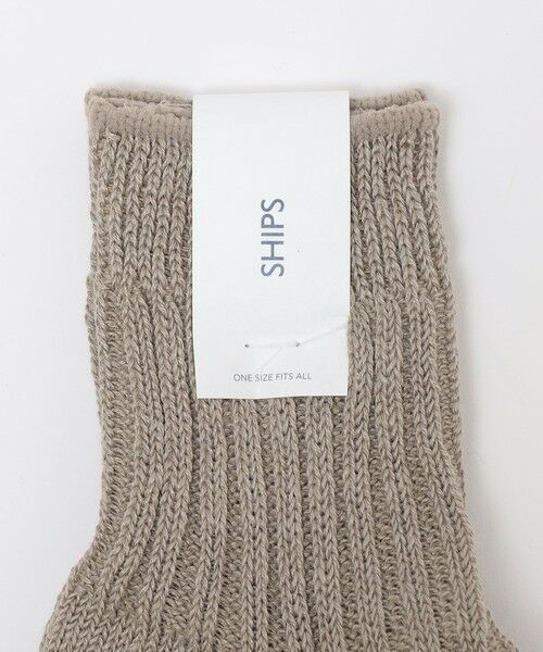 SHIPS / シップス ソックス | SHIPS: ローゲージ リネン クオーター ソックス | 詳細1