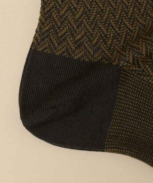 SHIPS / シップス ソックス | SHIPS:  へリンボーン コットン ドレス ソックス | 詳細2